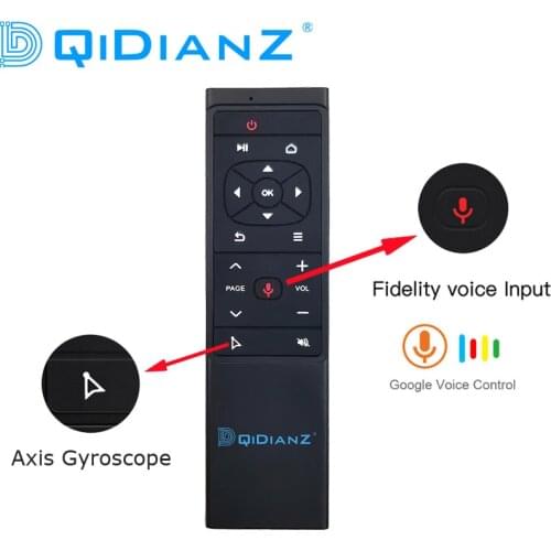 MT12 2.4G Fly Air Mouse Remote control Google Voice Search Gyro Wireless IR For Android Linux TV For Smart TV Box X96 H96 Max