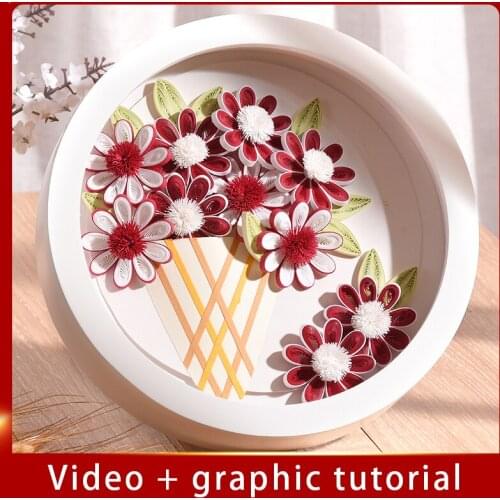 DIY Japanese Origami Art Party Supplies Tool Craft paper Home roll Creative log Decorative Quilling Paper Painting Material set