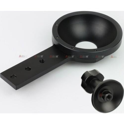 100mm Bowl Type to Flat Converter Bracket Adapter fr Slider Movie HDV Camera Dolly Crane Tripod Fluid Head Ball Head Weifeng Jib