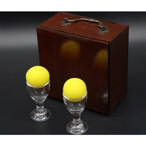 Astroball Wooden Magic Tricks Ball Jumping From Cup To Cup Magician Close Up Street Illusions Gimmicks Mentalism Appear Magic