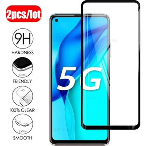 2Pcs Protective Tempered Glass on For Huawei Maimang 9 5G 6.8" Full Cover Screen Protector Glass Film