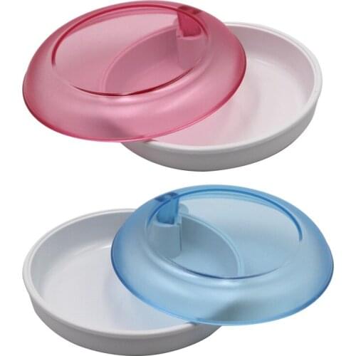 1pc Denture Bath Box Cleaning Teeth Case Dental False Teeth Storage Box Rotatable Multi Color Storage Denture Box Oral Care Tool