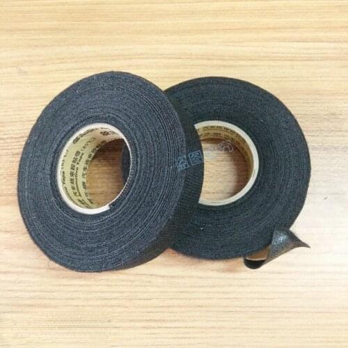 1PCS Electrical Insulation Flame Retardant Heat-resistant Tape Adhesive Cloth Tape For Car Cable Harness Wiring Loom Protection
