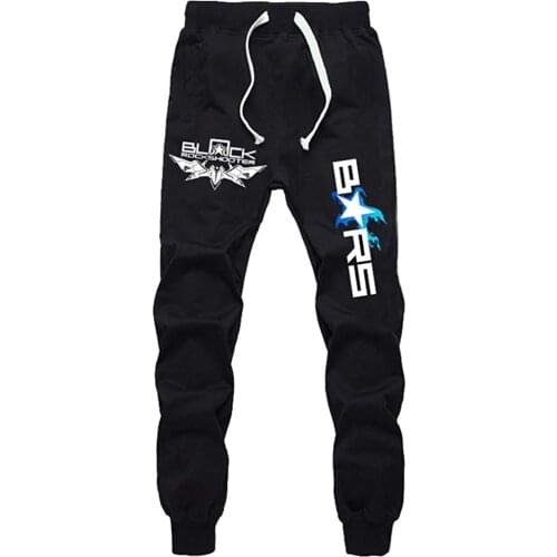 Black Rock Shooter Anime Sweatpants Joggers Elastic Waist Pants Cosplay Costume Sport Jersey Trousers Work Clothes