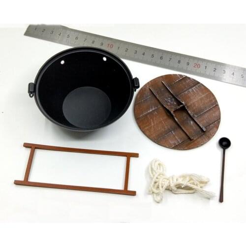 For Sale 1/6th QOTOYS QOM-1017 Marching Stove Pot Cook For Mostly 12 inch Doll Action Scene Components