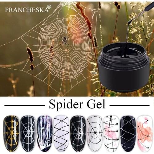 Spider Gel Wire Drawing Nail Gel Lacquer Painting Gel Varnish Pulling Silk Spider Nail Art Gel Nail Polish Top Base Primer
