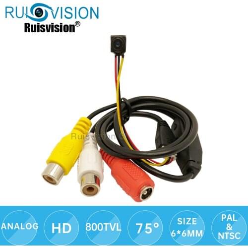 HD analog mini camera diy cctv camera module 6*6MM size for Home Security mini cctv camera 800TVL video Surveillance camera