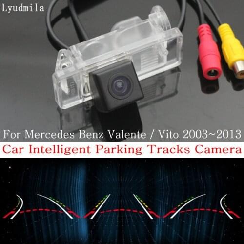 Lyudmila Car Intelligent Parking Tracks Camera FOR Mercedes Benz Valente / Vito HD CCD Back up Reverse Camera / Rear View Camera