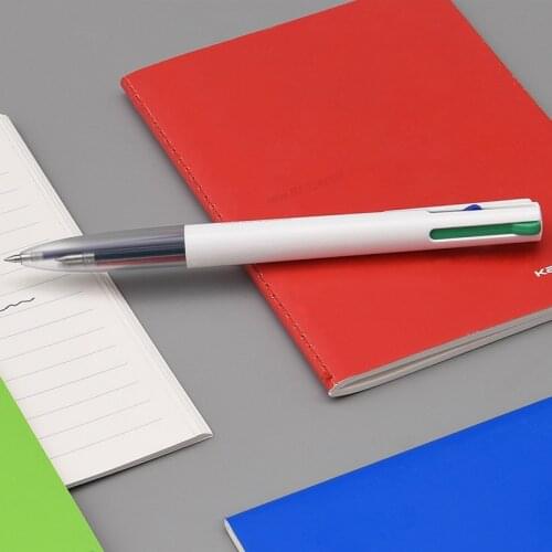 Youpin 4 in 1 Easy 4 Sign PEN Multifunction Pens 0.5mm Black Blue Red Green Refill Gel Pen for Office Student with 4 Refill