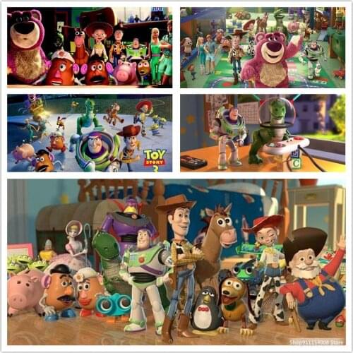 Disney 5D Diamond Painting Kit Full Square Toy Story Cross Stitch Diamond art diamant Cartoons Mosaic Embroidered Home Decor
