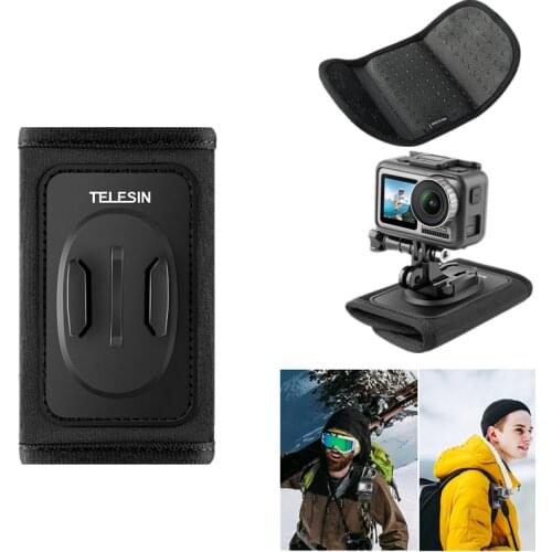 2020 New For Gopro Camera Accessories Backpack Strap Mount for GoPro Hero 8 7 6 5 4 3 for SJCAM EKEN DJI Osmo Action Yi 4K