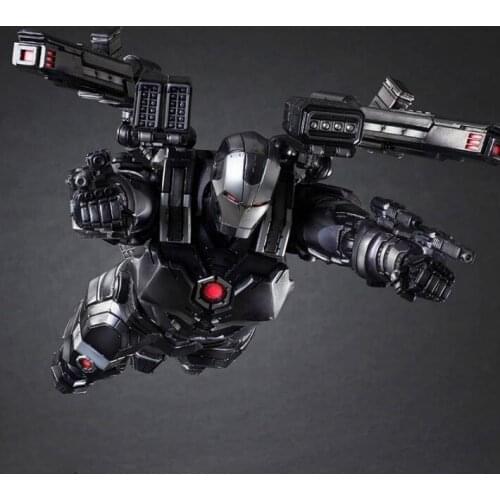 PA KAI Super Hero War Machine Black Iron PVC Action Figure Toys Model Gift NO BOX