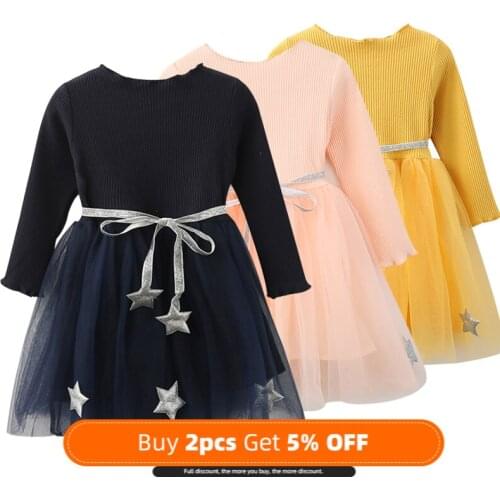 Girls Dress Cute Princess knee-length Dresses for Girls Clothes Children Clothing European Style Girls DressesChristmas