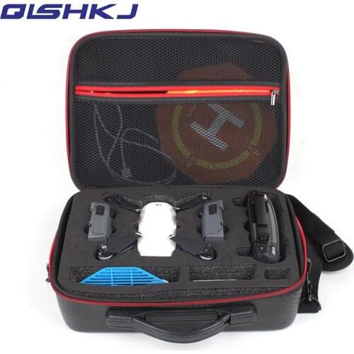 DJI SPARK PU Portable Crossbody Waterproof Storage Single Shoulder Bag Fly More Carrying Case for DJI SPARK Drone Accessories