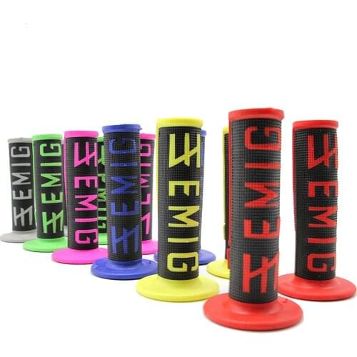 Universal 22mm 7/8" Handle MX Grip EMIG Grip FOR To KLX CRF Motorcycle Dirt Pit Bike Rubber Handlebar Twist Grip For GEL GP