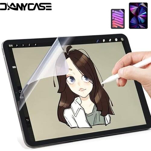 Paper Like Screen Protector Matte Film For Apple iPad 9.7 Air 4 10.5 2020 Pro 11 10.2 8th Gen Mini 12345 Film PET Painting Write