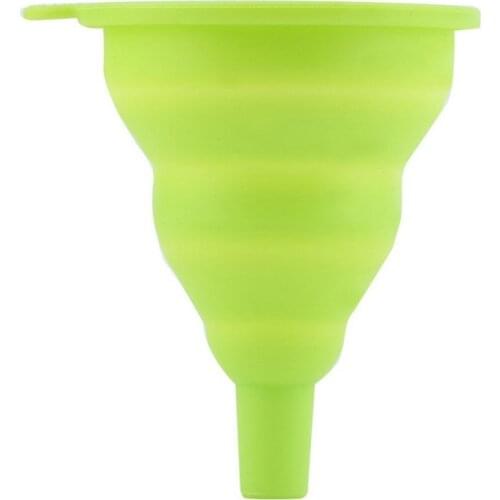 1PCS Silicone Folding Telescopic Long Neck Funnel Creative Household Liquid Dispensing Mini Funnel Kitchen tools accessories