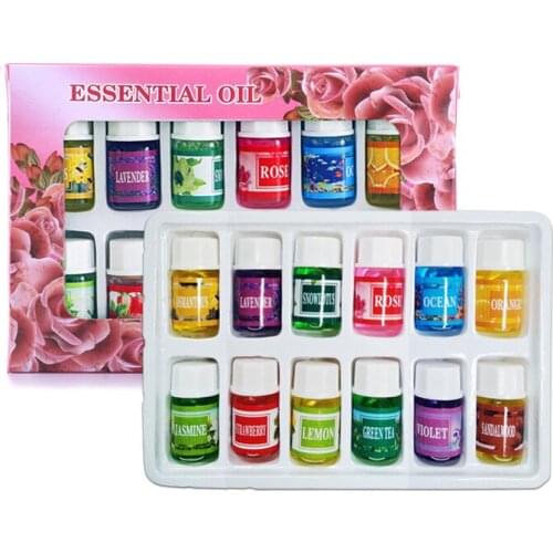 12/6pcs Water Soluble Essential Oil For Humidifier Diffuser Aromatic Plant Aromatherapy Oil Relieve Stress Freshening Air