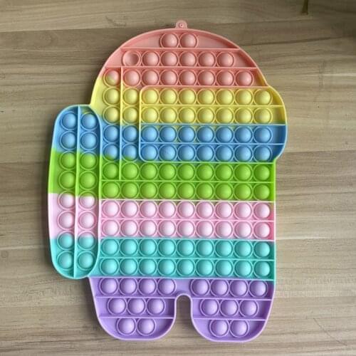 14 Style Among us 35 CM Hot Push Bubble Fidget Toys Adult Stress Relief Toy Antistress Soft Squishy Anti-Stress Gift Anti Stress