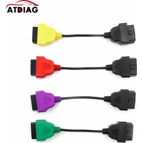 4color For Alfa FiatECUScan Fiat OBD2 ECU Scan Diagnostic Cables MultiECUScan / For Fiat obd2 Alfa Romeo and Lancia fiat