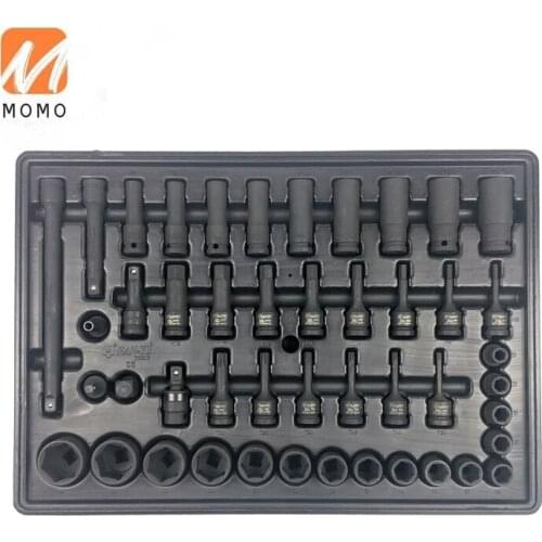 NY-GJCTPF 46pc Heavy Duty 1/2Drive Air Impact Socket Wrench Set Drive Impact Socket Set