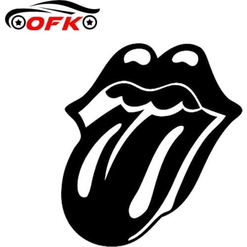 Car Stickers decor Motorcycle Decals Tongue Decorative Accessories Creative Sunscreen Waterproof PVC