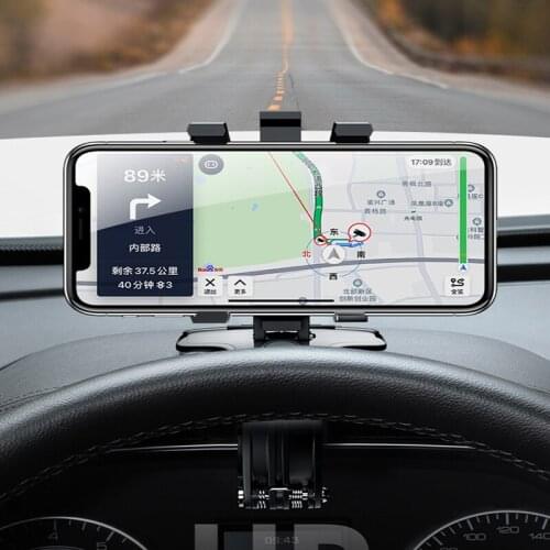 Car Phone Holder 360 Degree Rotate Dashboard Non-slip Mat Mount Holder 3.0 to 6.5 Inch GPS Mobile Phone Holder in Car
