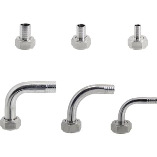 Quick Connectors 1/2" NPT 304 Stainless Steel Food Grade O-ring Homebrew Pipe Pump Fitting