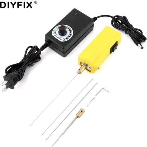DIYFIX Electric Glue Remover Mobile Phone LCD Touch Screen LOCA OCA Glue Removing Clean Tools Set with Speed Regulator