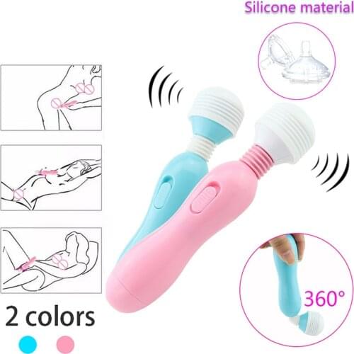 Small Magic Wand Vibrator Sex Toys For Woman Clitoris Stimulator Sex Shop Toys For Adults G Spot Vibrating Anal Dildo For Woman