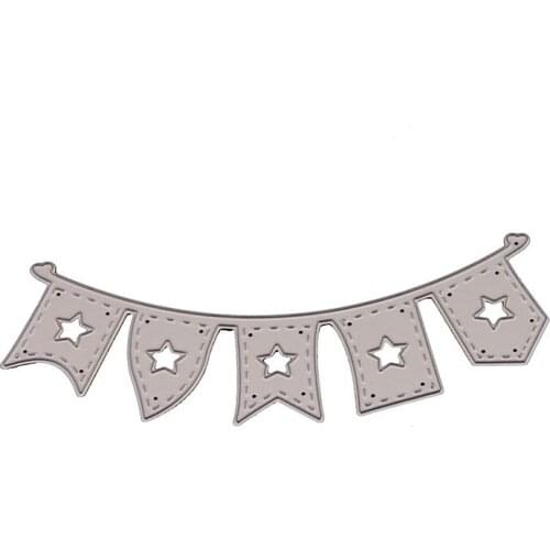 Banner Metal 2021 New Metal Cutting Dies Stencils for DIY Scrapbooking Album Decorative Embossing Paper New
