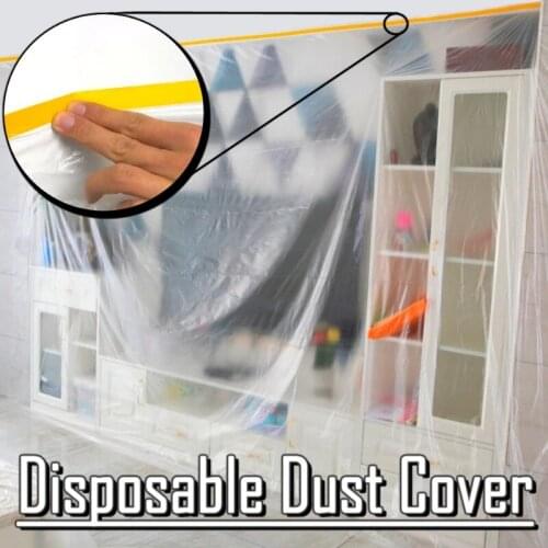 Disposable Dust Cover With/Without Adhesive Tape Large Furniture Cloth Sofa Cover Bed Cover Home Improvement Accessories SP99