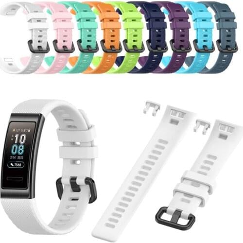 Sport Soft Silicone Watchband For Huawei Band 3/Band 3 Pro/Band 4 Pro Wristband Replacement Strap For Huawei Watch Accessories