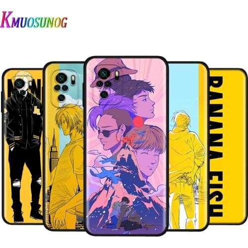 Silicone Cover Anime Cartoon Banana Fish For Xiaomi Redmi Note 10 10S 9T 9S 9 8T 8 7 7S 6 5A 5 4 4X 5G Pro Max Phone Case