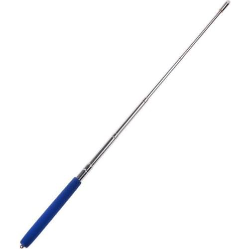 Hand Pointer Extendable Telescopic Retractable Pointer Handheld Presenter Classroom Whiteboard Pointer (Blue)