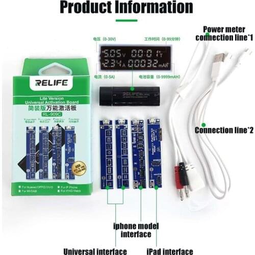 SS-909C Universal Phone Battery Fast Charging and Activation Board USB Tester for iPhone iPad Samsung xiaomi Phone Repair Tools