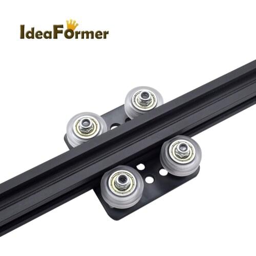 1 Set Openbuilds V-slot gantry plate T3x65.5x65.5 with pulley suites for 20X20 Series V-slot aluminum profiles 3D Printer parts