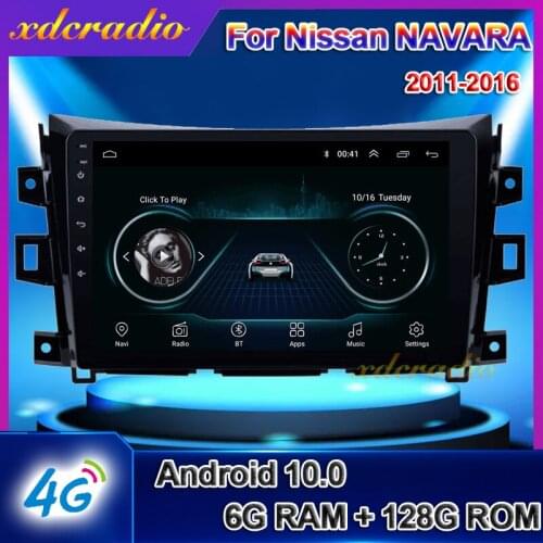 Xdcradio 9" Android 10.0 For Nissan Navara Frontier NP300 Car Radio Automotivo Car Multimedia Player Auto GPS Navigation 6+128G