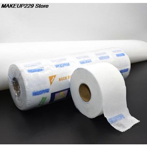 NEW 1/5pcs Neck Ruffle Roll Paper Disposable Muffler Paper Hair Cutting Accessory Collar Covering Salon Hairdressing Tools