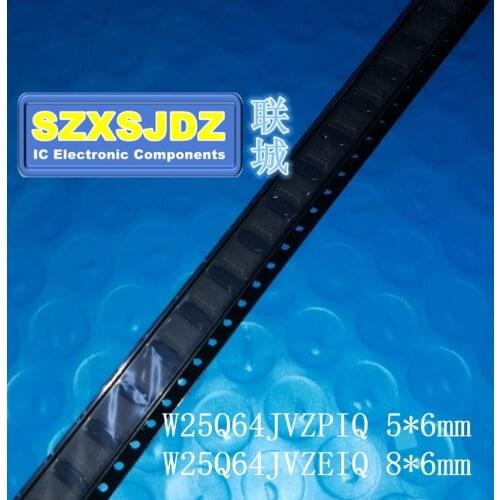 1PCS-5PCS W25Q64JV 5*6mm/8*6mm W25Q64JVZPIQ W25Q64JVZEIQ W25Q64JVIQ 25Q64JVIQ