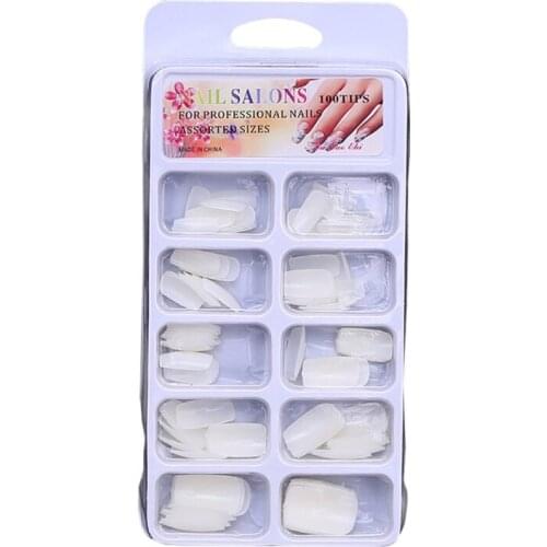 New 100PCS Nail Tips For Practice Hand Flexible Fake Human Fingers Personal Nail Trainer Salon Nail Art Equipment Manicure