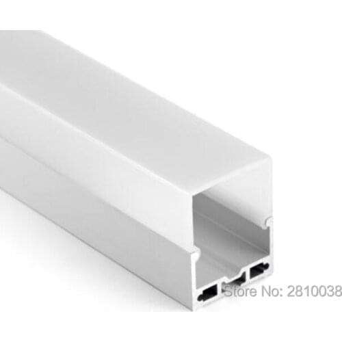 10 X 1 M Sets/Lot Al6063 surface mounted led light aluminum profile U type aluminium led housing profile for office lighting