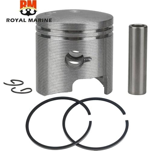 12110-93120 Piston Kit Std With Rings Replace for Yamaha Outboard Engine 9.9HP 15HP DT9.9 DT15 12110-93120-000 12110-93900