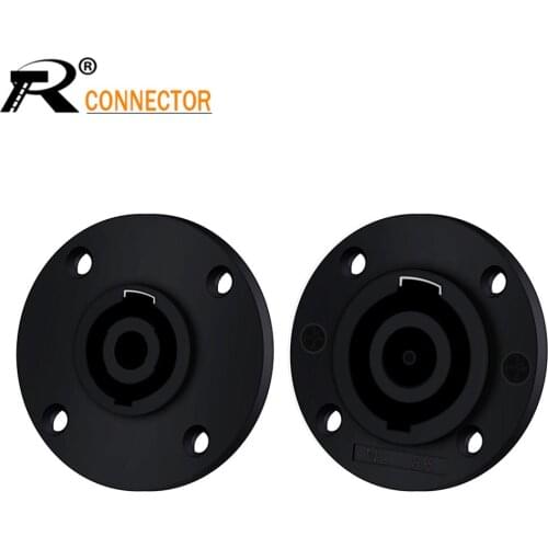 20Pcs High Quality 8Pin Powercon Jack Female Socket Panel Mount Connector Speaker Cable Adapter 8 Pole SpeakON Jack