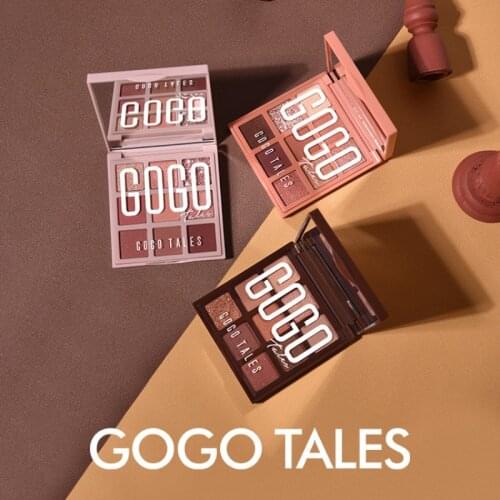 2021 GoGoTales Eye Shadow Palette Pearly Matte Glitter Mousse Velvet Earthy Shiny Long-lasting Waterproof Eye Make Up Palette