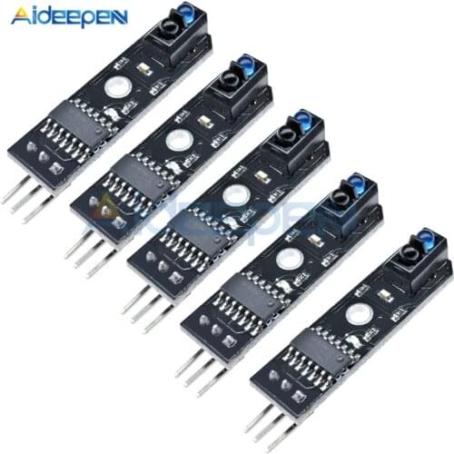 5Pcs/lot DC 5V IR Infrared Line Track Follower Sensor TCRT5000 Obstacle Avoidanc For Arduino AVR ARM PIC Detector 10MM