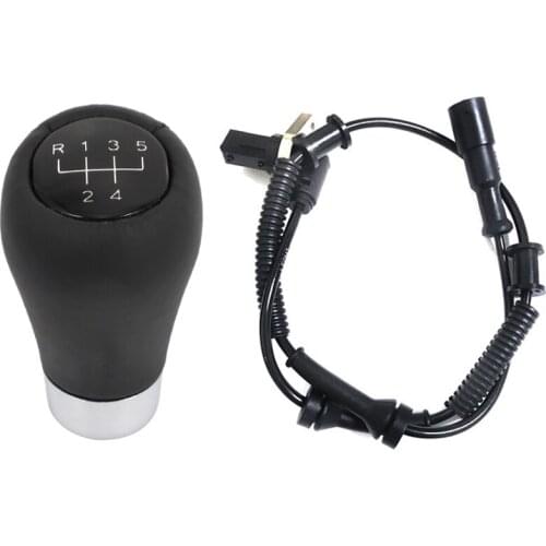 5 Speed Car Gear Shift Knob Head for-BMW E36 E46 E87 E30 X5 E53 E34 E92 X1 & ABS Wheel Speed Sensor Front for SSANGYONG