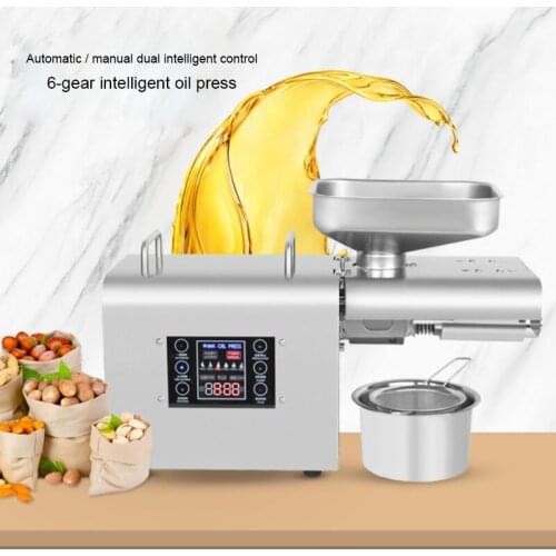 Automatic Oil Press Machine Presser, Peanut Nut Seed Oil Extractor ,Stainless Steel Oil Press for Commercial Use