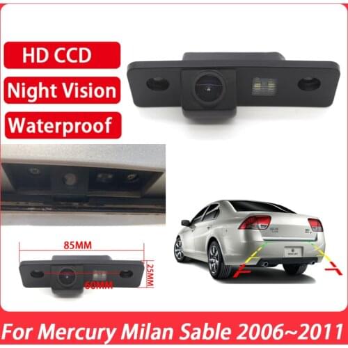 Car Reversing Parking Camera Full HD Night Vision Backup Camera Waterproof For Mercury Milan Sable 2006 2007 2008 2009 2010 2011