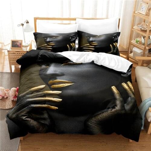 Black Beauty Bedding Set For Bedroom Soft Bedspreads For Bed Home Comefortable Duvet Cover Quilt Cover And Pillowcase